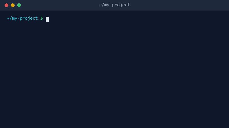 طرفية متحركة تنفّذ أوامر git init وgit status وgit add وgit commit وgit remote add وgit push
